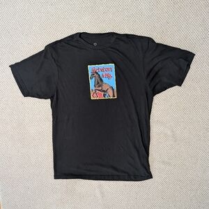 Brixton Black Cotton T-Shirt